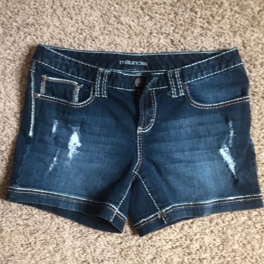 Ladies jean shorts